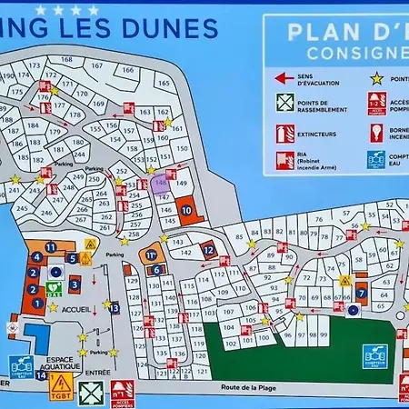 Mobil 4/6 Personnes Les Dunes - Les Conches Κάμπινγκ *